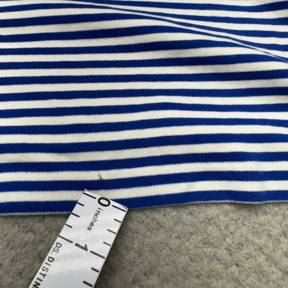 Polo Ralph Lauren Polo Mens XL Blue White Striped Short Sleeve Pony Logo Shirt